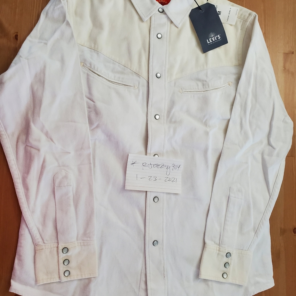 Levis Made & Crafted "Rodeo" Western Shirt Men's M